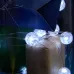 Гирлянда линейная Лед шарики, 30 LED 3м, 5000K, батарейки 3*АА,  IP 20,  шнур 0,5м ,CL565