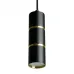 Светильник потолочный на подвесе R16 35W, 230V, GU10, чёрный, золото D55*H180 ML1868