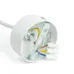 Светильник потолочный на подвесе MR16 35W, 230V, белый, хром,  D55*H180 ML1868