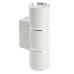 Светильник настенный 35W, 230V, 2*GU10, белый, хром ML1860