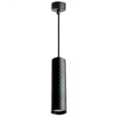 Светильник потолочный на подвесе MR16 35W 230V,  чёрный D55*H200 ML1878