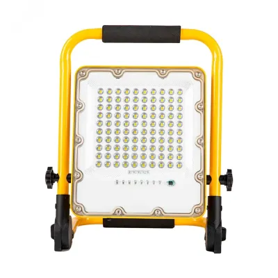 Прожектор светодиодный переносной с зарядным устройством 50W,  10Ah 18650, 6400K, IP66, LL-951