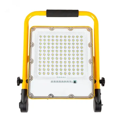 Прожектор светодиодный переносной с зарядным устройством 100W,  15Ah 18650, 6400K, IP66, LL-952