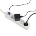 Удлинитель Эксперт 4 гнезда 3 метра 16А/3, кВт с2 USB 2,1А ПВС 3х1