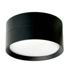 Светильник потолочный 12W, 230V, GX53, черный, HL357