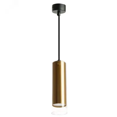 Светильник потолочный на подвесе MR16 35W, 230V, золото, черный,  D55*H200 ML1898