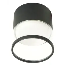 Светильник потолочный 12W, 230V, GX53, черный, HL454