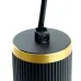 Светильник потолочный на подвесе MR16 35W, 230V, GU10,  чёрный, античное золото D55*H200 ML1908