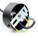 Светильник потолочный на подвесе MR16 35W, 230V, GU10,  чёрный, античное золото D55*H200 ML1908