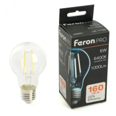 Лампа светодиодная, 1000LM 6W 175-265V E27 6400K, LB-1106