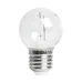 Лампа светодиодная, (2W) 230V E27 синий G45 прозрачная, LB-383