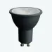 Лампа светодиодная, (7W) 230V GU10 2700K MR16 в черном корпусе с линзой 110 градусов, LB-1607