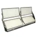 Прожектор светодиодный 2835 SMD 1000W 6400K IP65 4*60° AC175-265V/50Hz, черный, LL-934