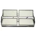 Прожектор светодиодный 2835 SMD 1000W 6400K IP65 4*60° AC175-265V/50Hz, черный, LL-934