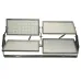 Прожектор светодиодный 2835 SMD 1000W 6400K IP65 4*60° AC175-265V/50Hz, черный, LL-934