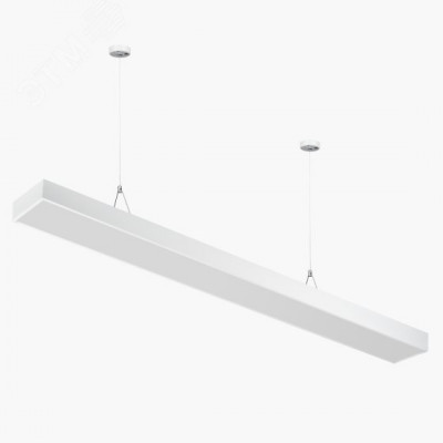 Светильник LED ЭРА Geometria SPO-114-W-40K-036 Block 36Вт 4000К 3000Лм IP40 1200*130*50 белый подвесной драйвер внутри