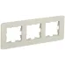 BRITE Рамка 3 поста РУ-3-2-Бр стекло песчаный RE IEK