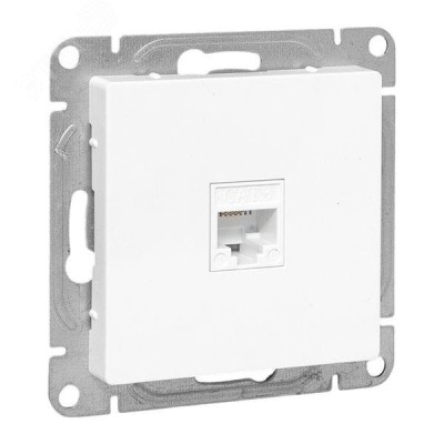 Эпика Механизм розетки RJ11 белый EKF