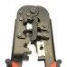 Кримпер для обжима RJ разъемов RJ-45 (8P8C), RJ-12 (6P6C) и RJ-11 (6P4C и 6P2C), черный, красный CTLS007