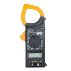 MTM M266 Клещи токоизмерительные, 1999 отсчетов,  батарея крона, ручная регулировка, черный/желтый