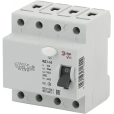 УЗО ЭРА PRO NO-902-39 ВД1-63 4P 40А 30мА