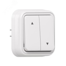 Выключатель, для жалюзи СП, винтовые клеммы белый, Бронто EKF