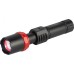 Фонарь светодиодный Трофи UA-102 ручной аккумуляторный 5 Вт оптический Zoom 3 режима, дисплей