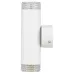 Светильник настенный ЭРА WL50 WH/TR 2*GU10 2*12Вт IP20 белый, прозрачный