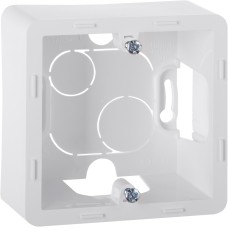 Коробка для накладного монтажа 1-местная белый INSPIRIA