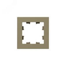 Рамка 1-местная шамп.  пластик Эпика EKF