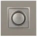 Светорегулятор ЭРА Elegance 14-4101-16 поворотно-нажимной, 400ВА 230В, титан