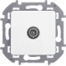 Розетка TV оконечная белый INSPIRIA