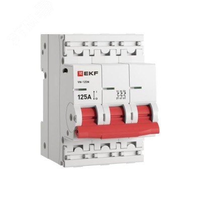 Выкл. нагрузки ВН-125N 3P 125А PROXIMA EKF