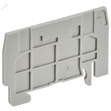 ARMAFIX Разделитель PPCX4 для колодки клеммной CX2.5-CX4 серый IEK