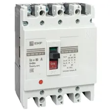 Выключатель автоматический ВА-99М 100/80А 4P 5In 35кА PROxima