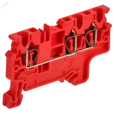 ARMAFIX Клемма пружинная CX2.5-3 трехконтактная красная IEK