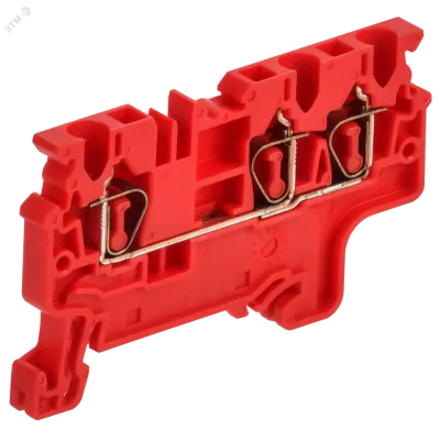 ARMAFIX Клемма пружинная CX2.5-3 трехконтактная красная IEK