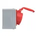 Розетка с блокировкой и выключателем 1425 3Р+РЕ+N 32А 380В IP44