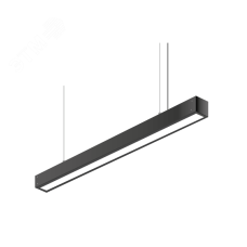 Светильник светодиодный линейный ДБО 1101 Опал 27Вт черный 4000К 600x60x55 IP40 LUMA