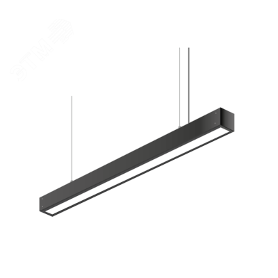 Светильник светодиодный линейный ДБО 1101 Опал 27Вт черный 4000К 600x60x55 IP40 LUMA
