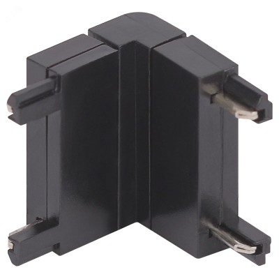 Коннектор угловой внутренний для тонкого магнитного шинопровода черный TRM-S5-CCW BK