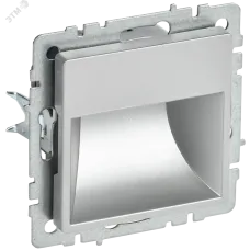 BRITE Подсветка LED встраиваемая ПЛ20-БрА алюминий