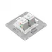 Эпика Механизм розетки RJ45 - 2шт (cat5) алюминий EKF
