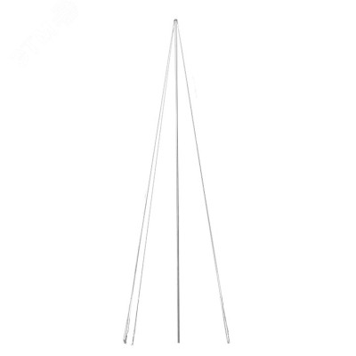 Мачта молниеприемная L 5м, D 40мм с оттяжками St PROxima