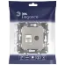 Розетка ЭРА Elegance 14-3110-16 RJ45+TV, титан