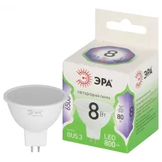 Лампа светодиодная ЭРА GREEN LINE LED MR16-8W-865-GU5.3 GL GU5.3 8 Вт софит холодный свет