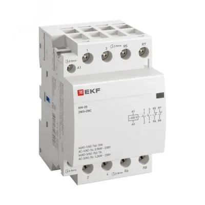 Контактор модульный КМ 20А 2NО+2NC (3 мод.) PROxima
