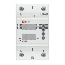 Реле напряжения и тока с с дисплеем MRVA 25A