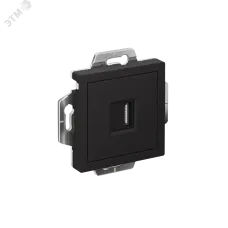 ATLASDESIGN РОЗЕТКА HDMI, механизм, КАРБОН