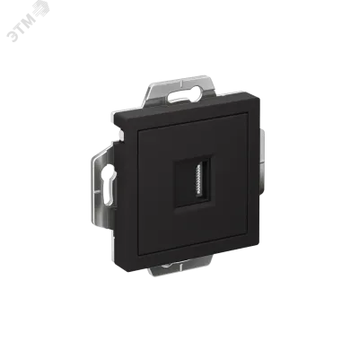 ATLASDESIGN РОЗЕТКА HDMI, механизм, КАРБОН